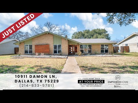 10911 Damon Lane, Dallas, TX home video tour