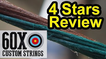 60X Custom Bowstring Product Review - Bear Anarchy Single Cam 2012 Compound Bow