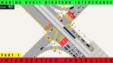MAKING BUKIT BINTANG INTERCHANGE MALAYSIA IN INTERSECTION CONTROLLER | REQUEST FROM MY SUBSCRIBER