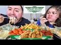 Wingstop Boneless + voodoo fries FEAST • MUKBANG EATING SHOW