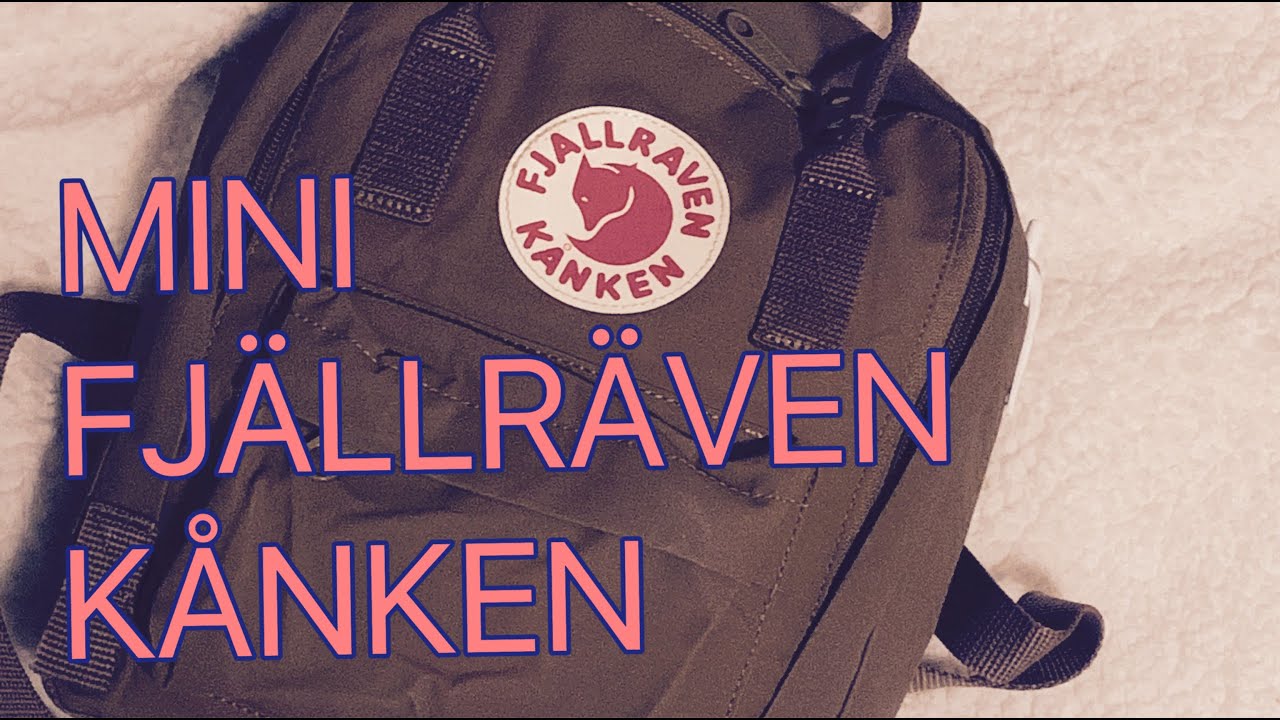 Fjallraven Kanken MINI Unboxing & First Impression YouTube