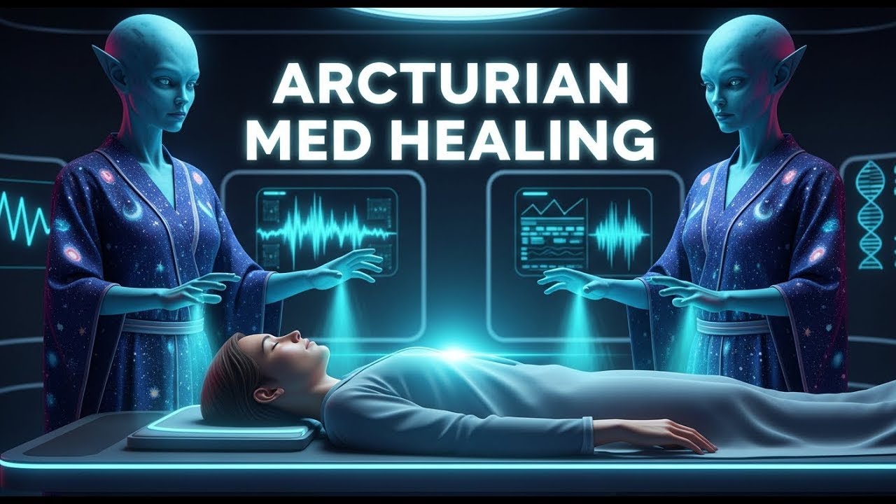 Arcturian Healing Frequency 🌌 DNA Activation with Light Codes 🔮 Soul ...