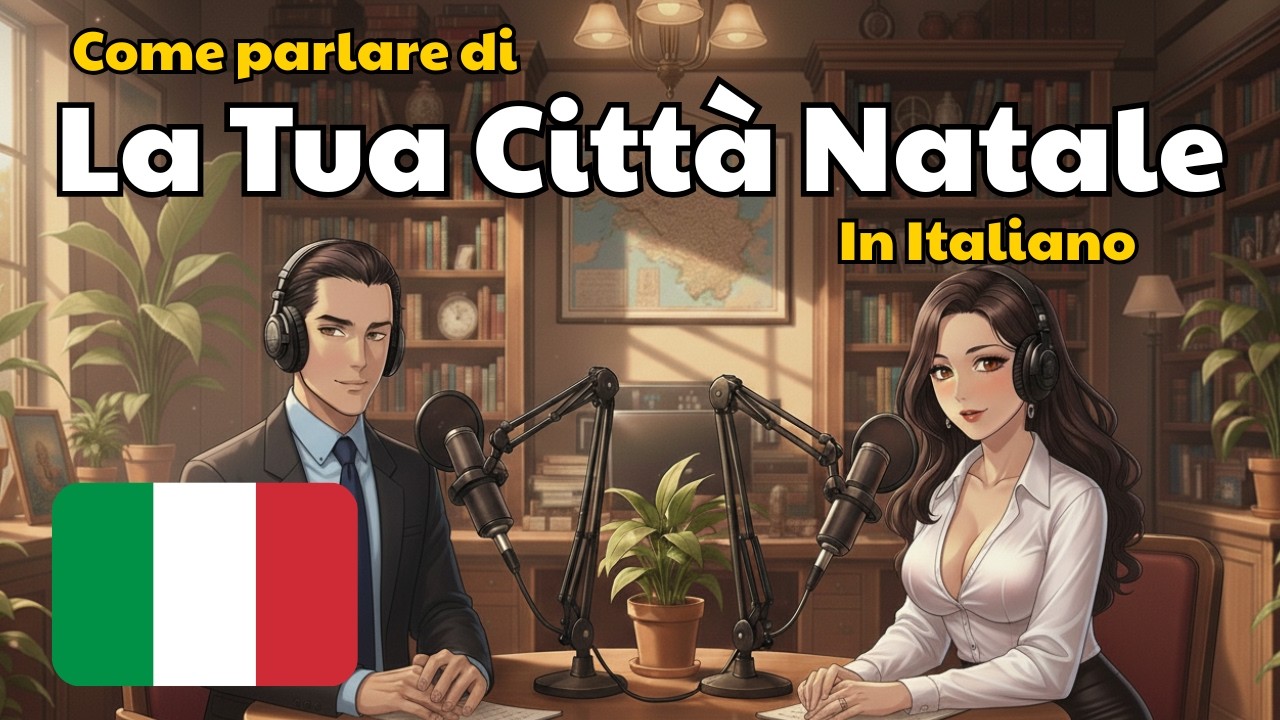 Come descrivere la tua città natale in italiano | Pratica di conversazione quotidiana