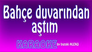 Bahçe duvarından aştım - Karaoke Resimi