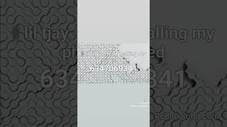 lil tjay calling my phone roblox id code