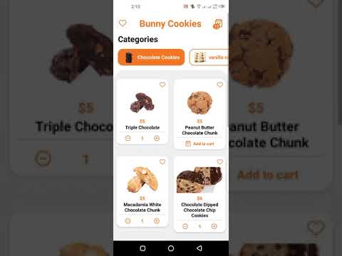 Sell your Bakery Cravings - React Native UI Design