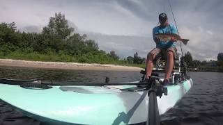New Kaku Zulu Pedal Drive Fishing Kayak Walk Thru