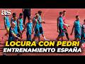 OVACIÓN CERRADA a PEDRI en el PRIMER ENTRENAMIENTO de ESPAÑA en LAS ROZAS