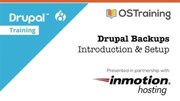 Drupal Backups, Tutorial #1: Introduction and Setup