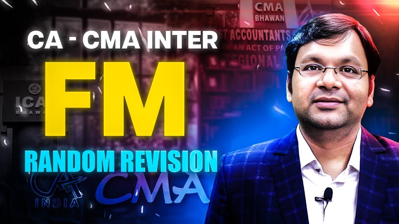 CA CMA Inter FM Random Revision | CMA Inter | CA Inter - YouTube