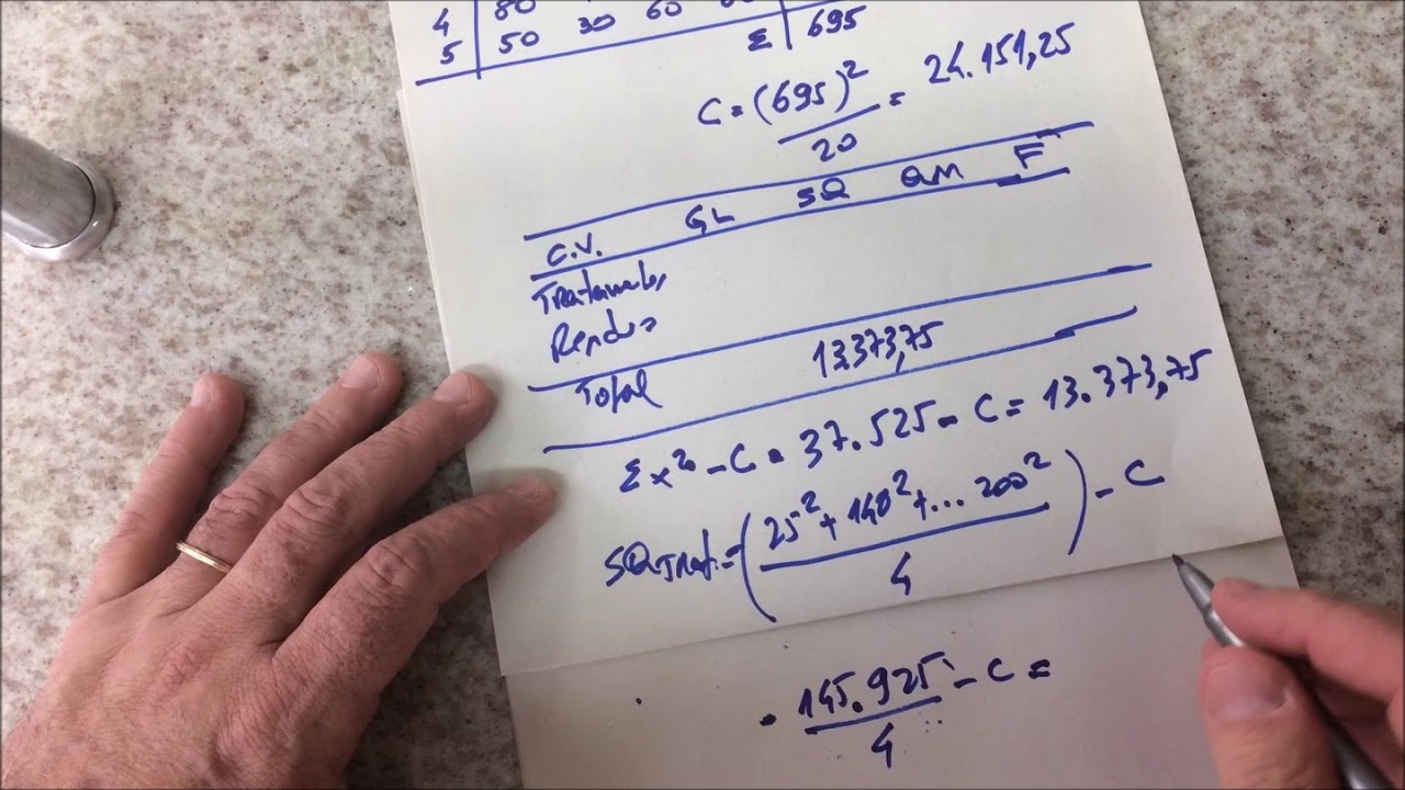  E3 P2 Rapidinhas 004 An lise De Vari ncia Na Calculadora YouTube