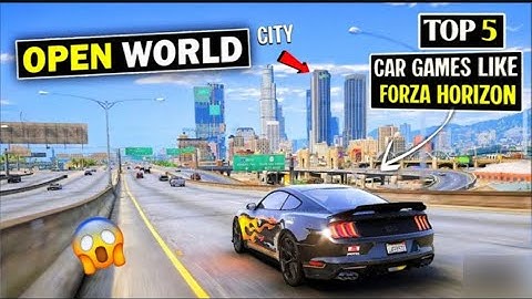 TOP 5 CRAZY OFFLINE OPEN WORLD CAR RACING GAMES FOR ANDROID 2025 (HIGH GRAPHICS)