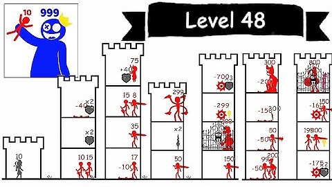 Stick War : Hero Tower Defence Level 48 Solution Gameplay Walkthrough
