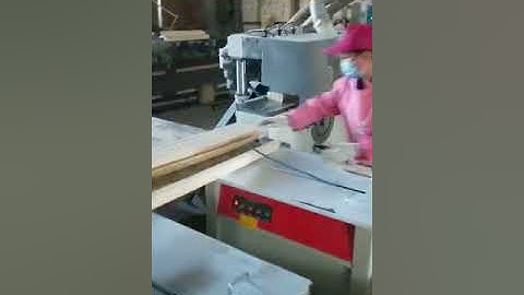 Double side planer and multiple rip saw cutting machine