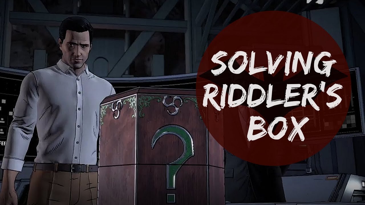 Batman Riddler Idiot Box Solving Riddler's Box | Batman: The Enemy Within | Part 2 - YouTube