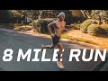 8 MILE RUN | My First Running Vlog | Road to 13.1 Ep. 1