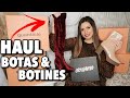 ¡HAUL BOTAS y BOTINES! Mi NOVIO y sus REGALOS (Vlogmas 24) | #AdvientoBstyle