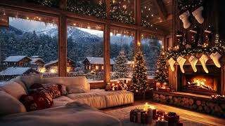 Peaceful Christmas Fireside Moments | Warm Ember Sounds & Quiet Piano Notes for Deep Calm
