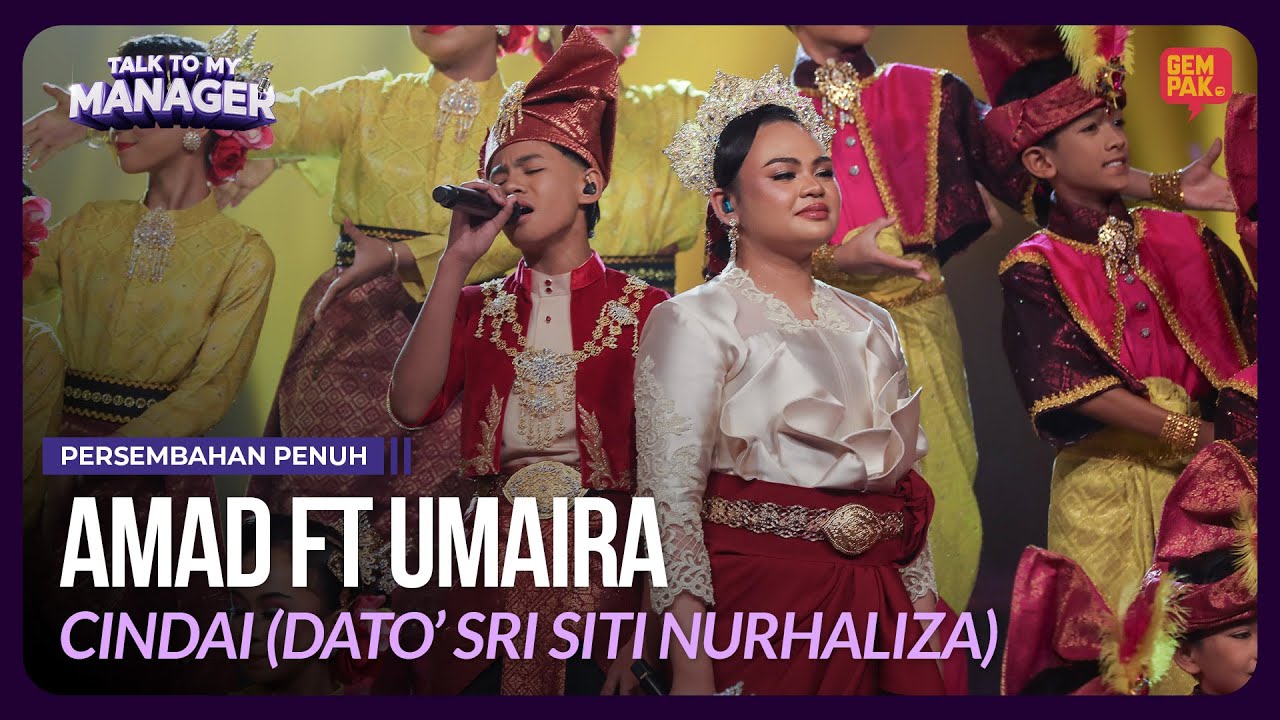 [Persembahan Penuh] AMAD ft UMAIRA - Cindai | TALK TO MY MANAGER MINGGU 4