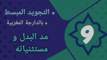 التجويد المبسط: مد البدل و مستثنياته