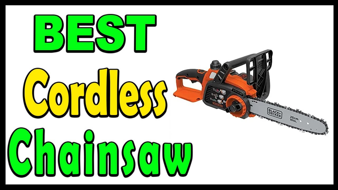 TOP 5 Best Cordless Chainsaw Review 2025 - YouTube