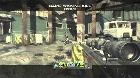 MW3 Quick Scope Final Killcam...What???