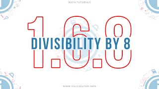 1.6.8 - Divisibility by 8