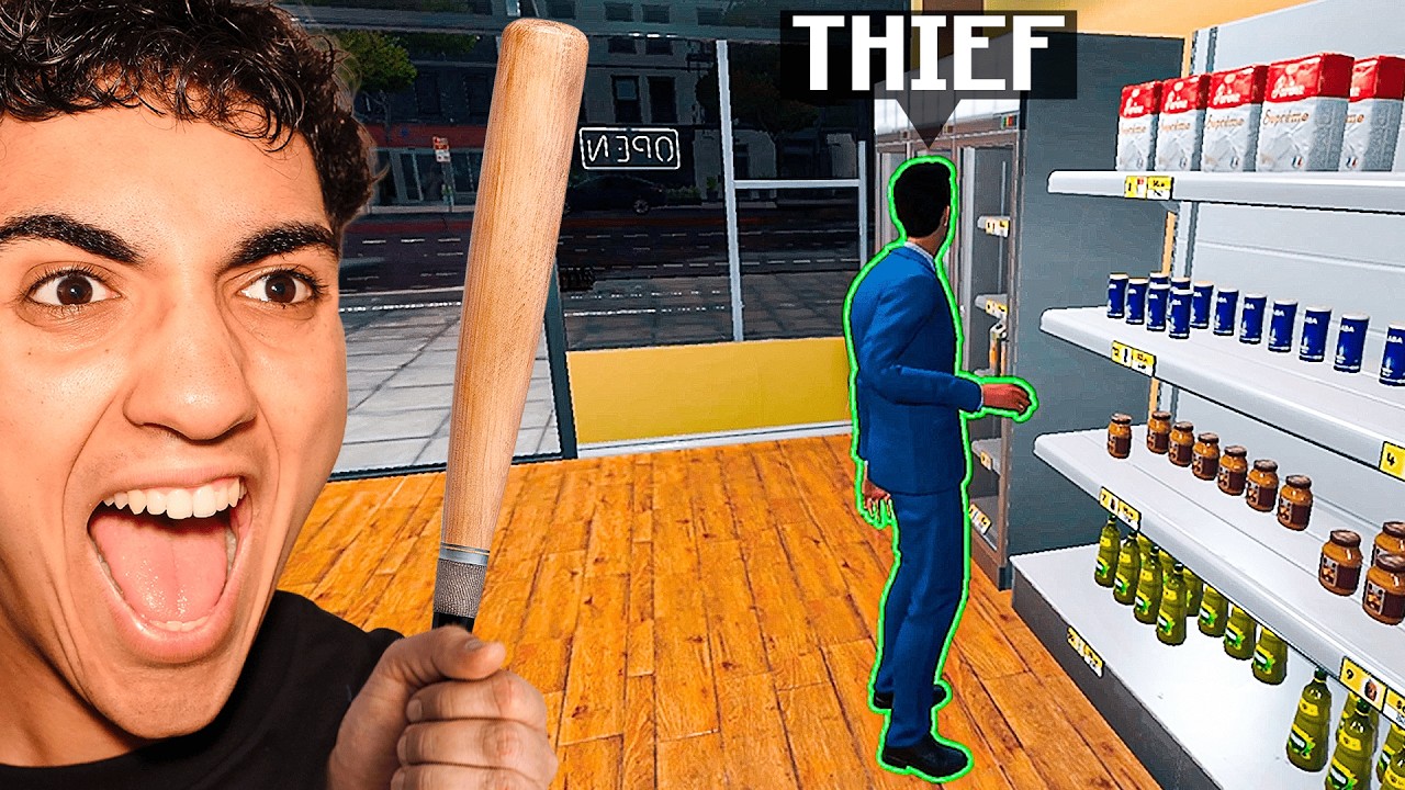 Everyone Keeps STEALING... (Supermarket Simulator Part 4)