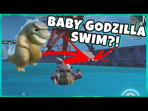 Can Baby Godzilla Swim Pubg Mobile Godzilla Event Youtube