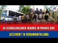 34 Schoolchildren Injured in Private Bus Accident in Bogawantalawa