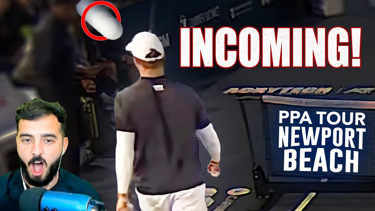 Ben Johns’ SCARY Mid-Match Moment! 😳 | Craziest Moments From PPA Newport Beach Open