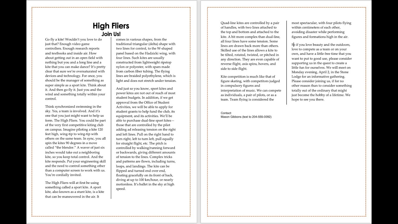 Exp22_Word_Ch01_Cumulative_Kite | Exp22 Word Ch01 Cumulative Kite