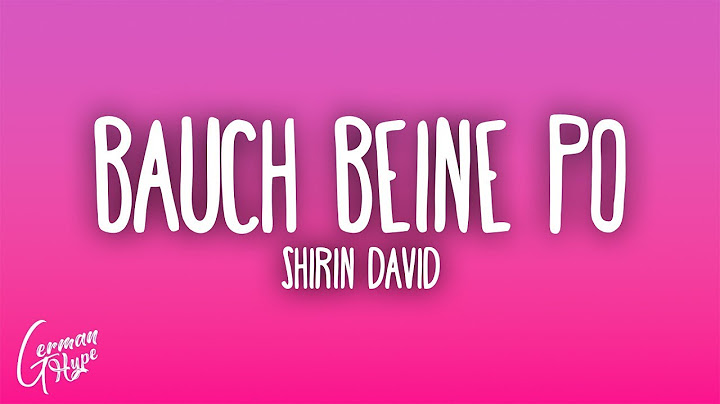 Shirin David - Bauch Beine Po (Lyrics)