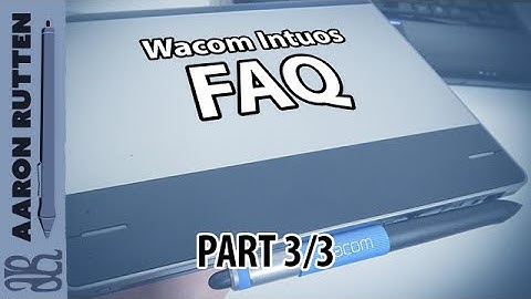 Wacom Intuos Tutorial - Installation & Troubleshooting [Part 1/3]
