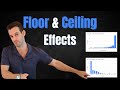 Skewness floor  ceiling effects