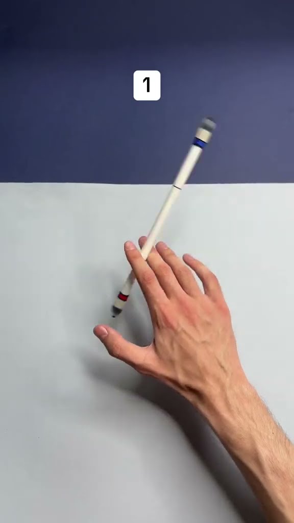 Double Charge. Basic penspinning trick for beginners. Learn How to Spin A Pen - In Only 1 Minutes