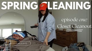 Spring Clean Series Episode #1 | Closet Cleanout