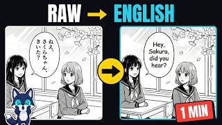 AI Manga Translator: Translate a Whole Raw Chapter in 1 Minute