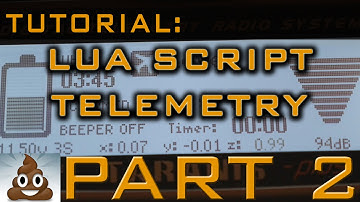 FrSky Taranis, D4R-II, Naze32 - Telemetry, Battery Voltage, Lua Script Tutorial - Part 2