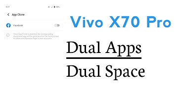 Vivo X70 Pro Dual Application Dual Space