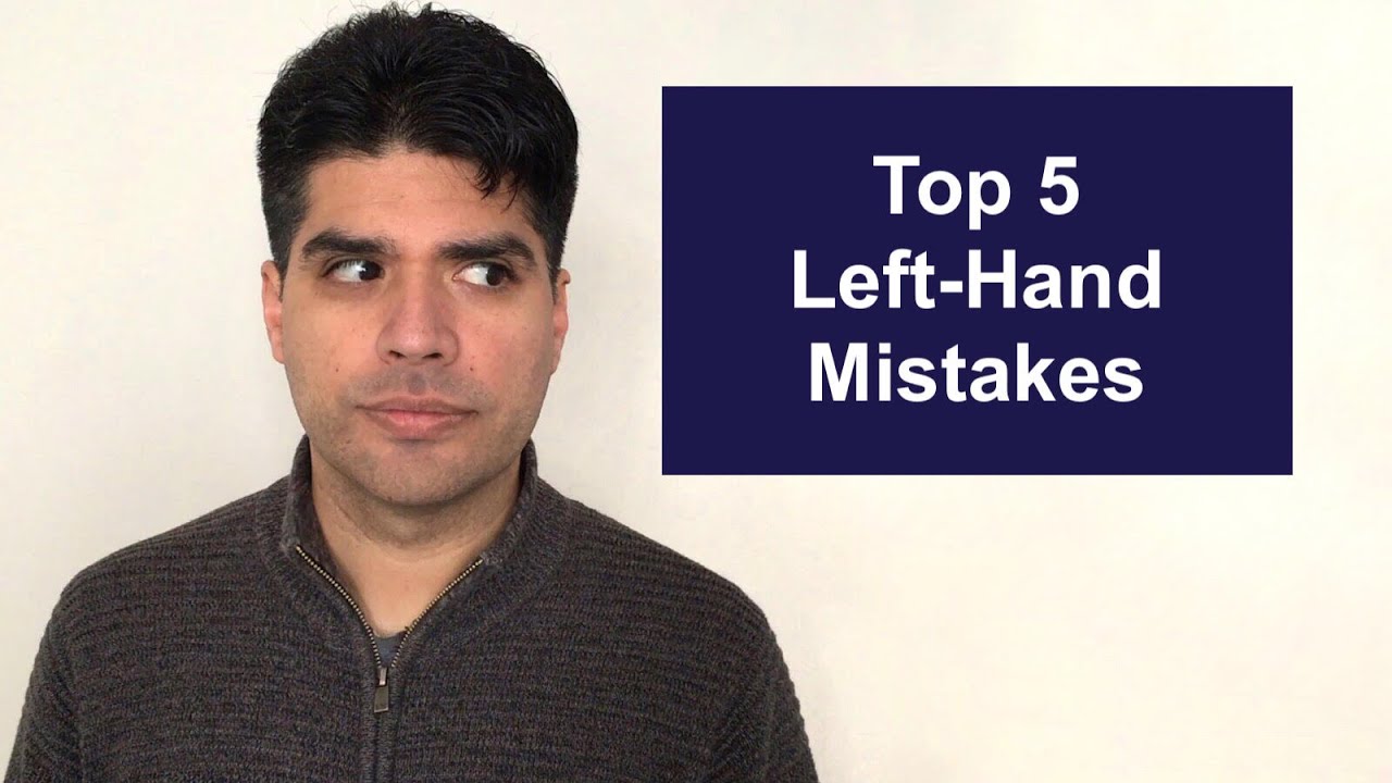 Avoid Using Left Hand Top 5 Left-Hand Mistakes to Avoid in Classical Guitar - YouTube