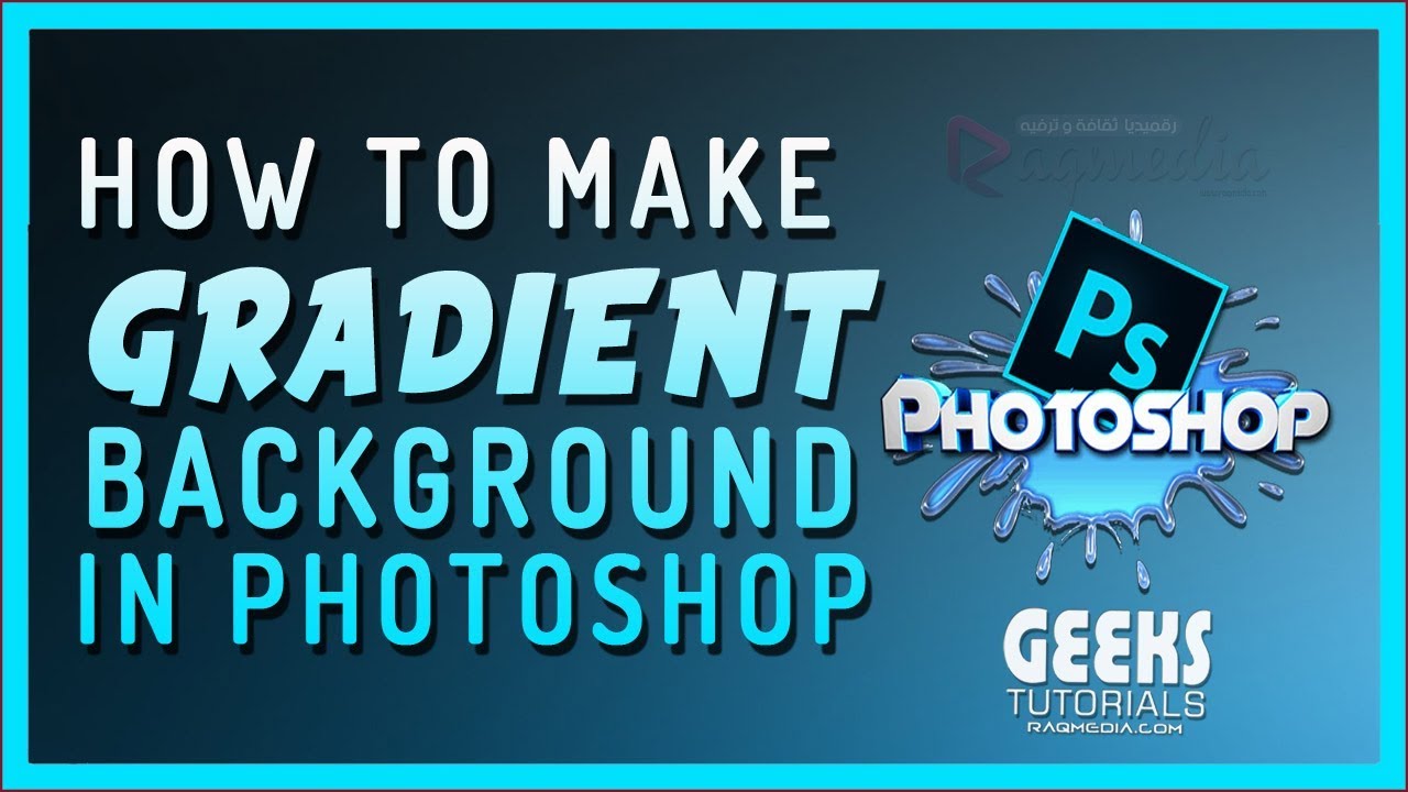 How To Make Gradient Background In Photoshop [Very Easy] - YouTube