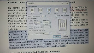Como hacer Columnas en word y salto de columna