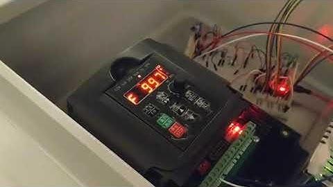 VFD analogue input test