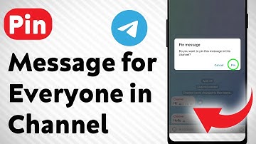 How to Pin a Message for Everyone in a Telegram Channel (Updated)