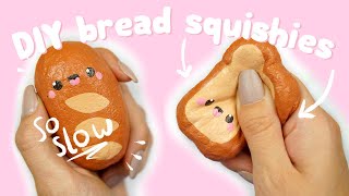Homemade Bread Squishies *THEYRE TOO CUTE*