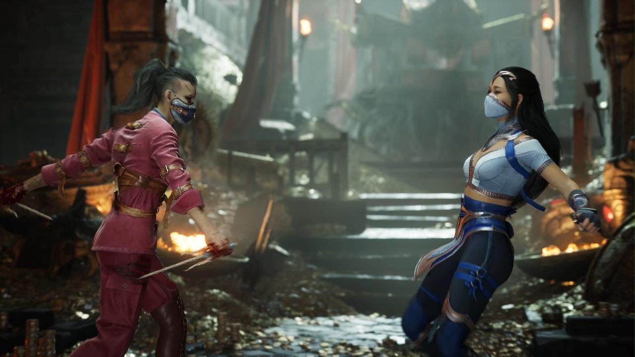 Mortal Kombat 1 - Mileena VS Kitana - YouTube