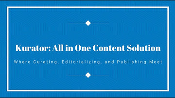 Kurator Bookmarking and Publishing