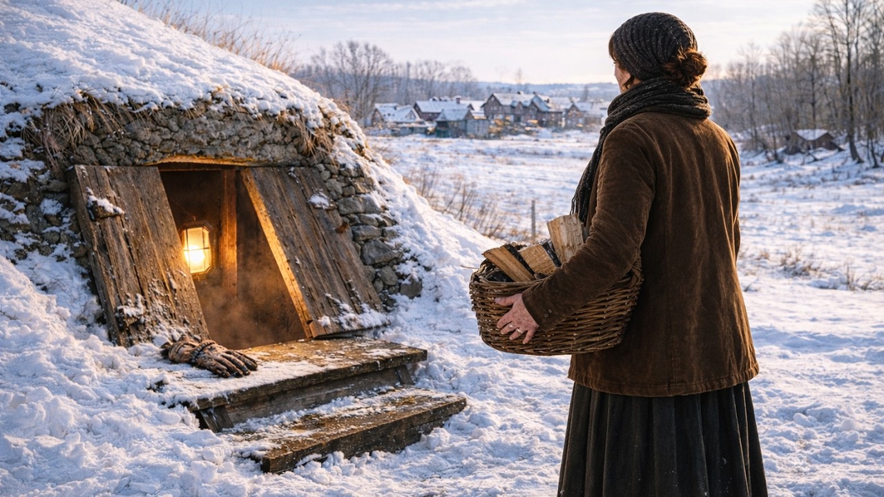Cast Out Before the Cold, She Turned a Cave Into a Home — Then the Blizzard Struck