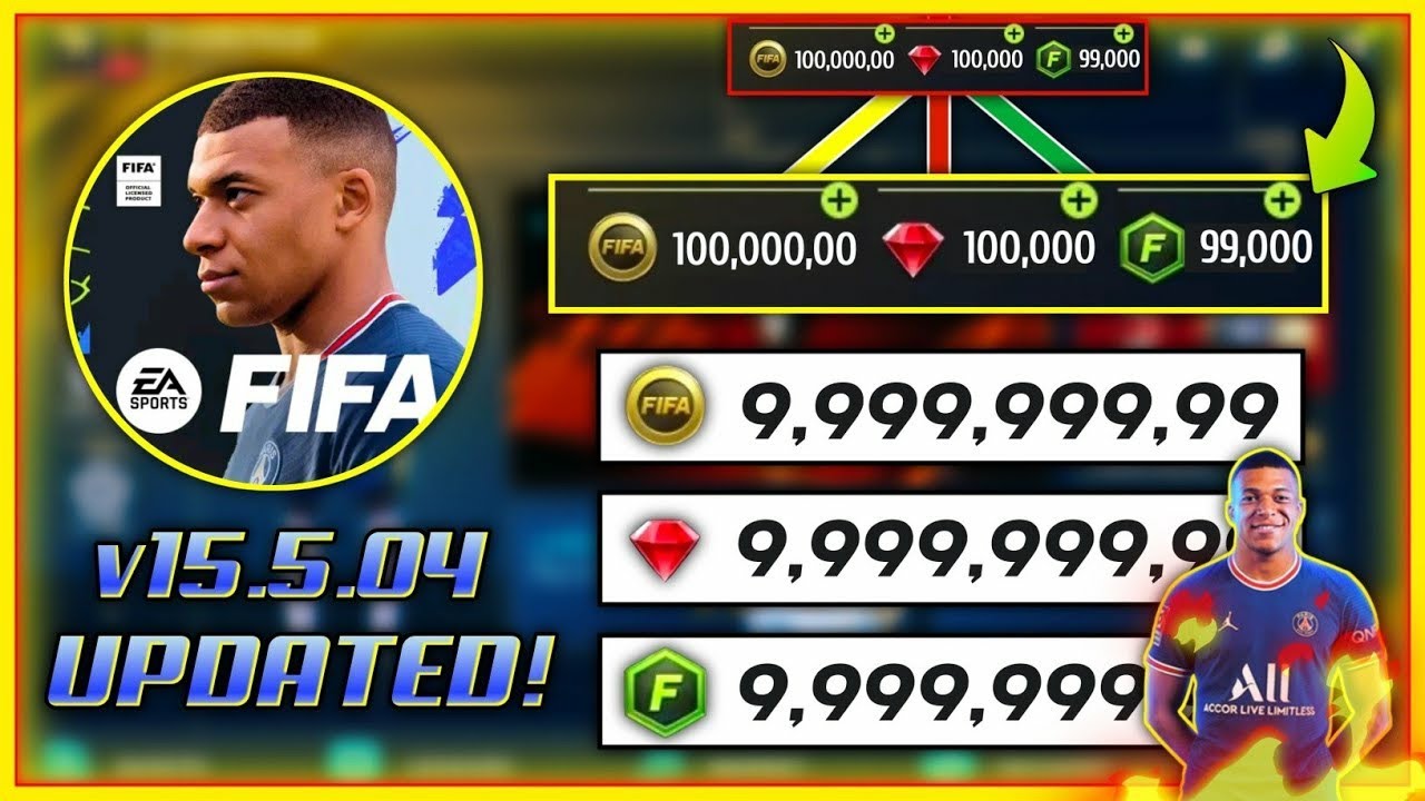 FIFA Mobile Soccer Mod Apk v16.0.01 Gameplay Hack, Unlimited Money